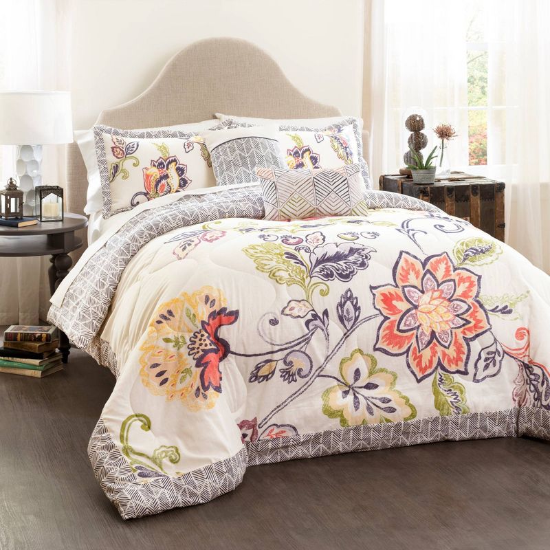 Aster Quilted Comforter Set - 5 Piece Lush D&#233;cor&#174;, 1 of 9