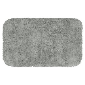 Unique Bargains Rectangular Machine Washable Plush Absorbent Cotton Mat for Bathroom Vanity - 1 of 4