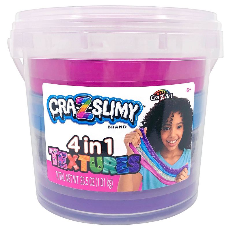 Cra-Z-Slimy 4-in-1 Textures Bucket, 1 of 12