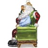 Old World Christmas Blown Glass Ornament for Christmas Tree, Santa at Hearth - 4 of 4