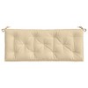 Aghana Digitals Beige Rectangular Outdoor Bench Cushion - Water-Resistant Polyester, Anti-Slip, - 4 of 4