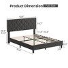 Twin Bed Frame, Twin Size Upholstered Bed Frame, Twin Size Heavy-Duty Platform Bed Frame - 2 of 4