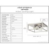Urban Ambiance Luxury Modern Ceiling Light 4.5''H x 12''W,  Brushed Nickel Finish,  Singleton Collection, UHP4030 - 3 of 4