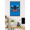 Trends International Disney Lilo and Stitch - Giant Face Smile Framed Wall Poster Prints - 2 of 4