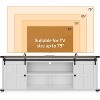 70“ Farmhouse TV Stand for 75 Inch TVs, Mid Century Modern TV Console Table with Sliding Barn Doors & Storage Cabinets for Living Room Bedroom - 4 of 4