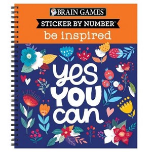 Brain Games - Sticker by Number: Be Inspired - 2 Books in 1 (20 Images to Sticker) - by  Publications International Ltd & Brain Games & New Seasons - 1 of 1