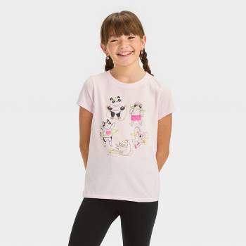  Girls' Short Sleeve 'Fitness Animals' Graphic T-Shirt - Cat & Jack™
