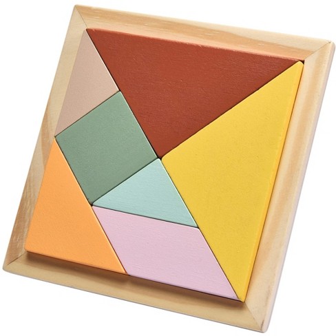 Offers Natural Wonders Travel Tangram Set Diagram Cards Wooden Puzzle Brain Teaser Game