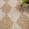 Nourison Positano Modern Diamond Outdoor Rug - 3 of 4