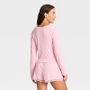 Women's Variegated Ribbed Pajama Cardigan - Auden™ - 2 of 3
