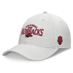 NCAA Arkansas Razorbacks Unstructured Chambray Cotton Hat - Gray - 1 of 4