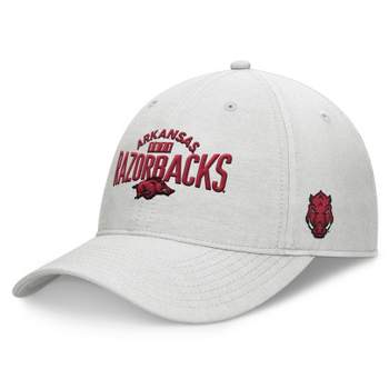 NCAA Arkansas Razorbacks Unstructured Chambray Cotton Hat - Gray