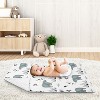 Sweet Jojo Designs Boy Baby Security Blanket Bear Mountain Blue and Black - 2 of 4