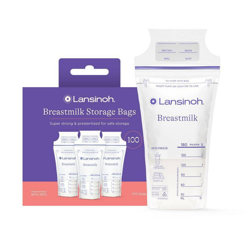 Lansinoh Breast Milk Storage Bags, 1 of 12