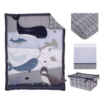 NoJo Seas The Day Crib Set - 4pc