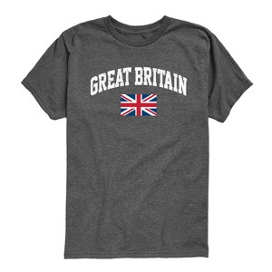Boys' - Instant Message - Great Britain Flag Short Sleeve Graphic T-Shirt - 1 of 4