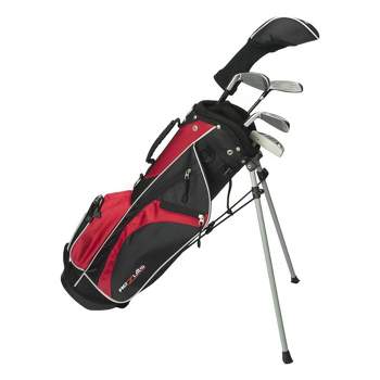 Left Hand Merchants of Golf Rezults 9-12 Junior Boys Golf Set Driver Iron Bag