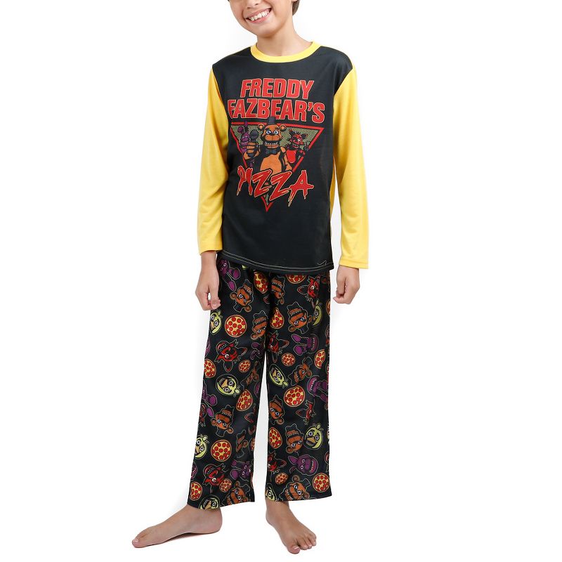 Five Nights at Freddy's Video Game Youth Boys Pajama Sleepwear Set, 1 of 7