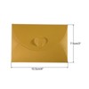 Unique Bargains Heart Shaped Clasp  Blank Mini Vintage DIY Greeting Card Envelope 36 Pcs - 2 of 4