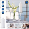 Spaas Small Pillar Candles, 20 Pack Dripless Long-Burning Candles - 1.5" x 4.3" - 2 of 4