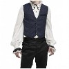 Men's Jacquard Print Long Tail Vest - Western F.a.s.h.i.o.n - 4 of 4