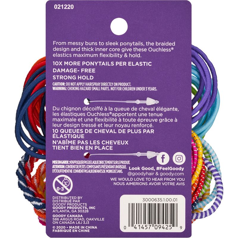 Goody Girls&#39; Ouchless Assorted Elastics - 60ct, 4 of 8