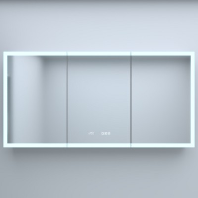 Sapphtopaz Rectangle Bathroom Mirror, Vanity Mirror with Medicine Cabinet, Recessed/Surface Mount Mirrors for Bathroom, Over Sink, Bedroom