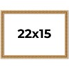 PosterPalooza | Refined Gold Picture Frame - UV Acrylic, Backing Board, Hanging Hardware Included - 2 of 4