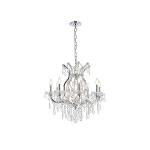 Elegant Lighting Maria Theresa 9 - Light Chandelier in  Chrome - 1 of 3