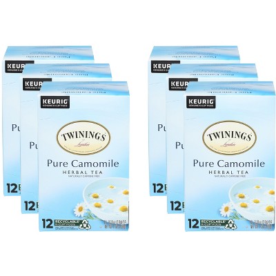 Twinings Camomile Herbal Tea - Case of 6 - 12 pods