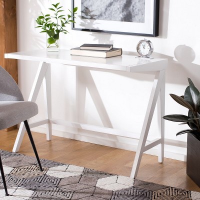 Ripley White Mahogany Writing Desk with Drawer