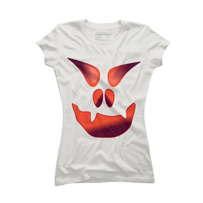 Junior's Design By Humans Halloween Monster By LamaStar T-Shirt
