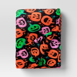 Pumpkins Plush Creature Feature Throw - Hyde and EEK! Boutique™ - 1 of 4