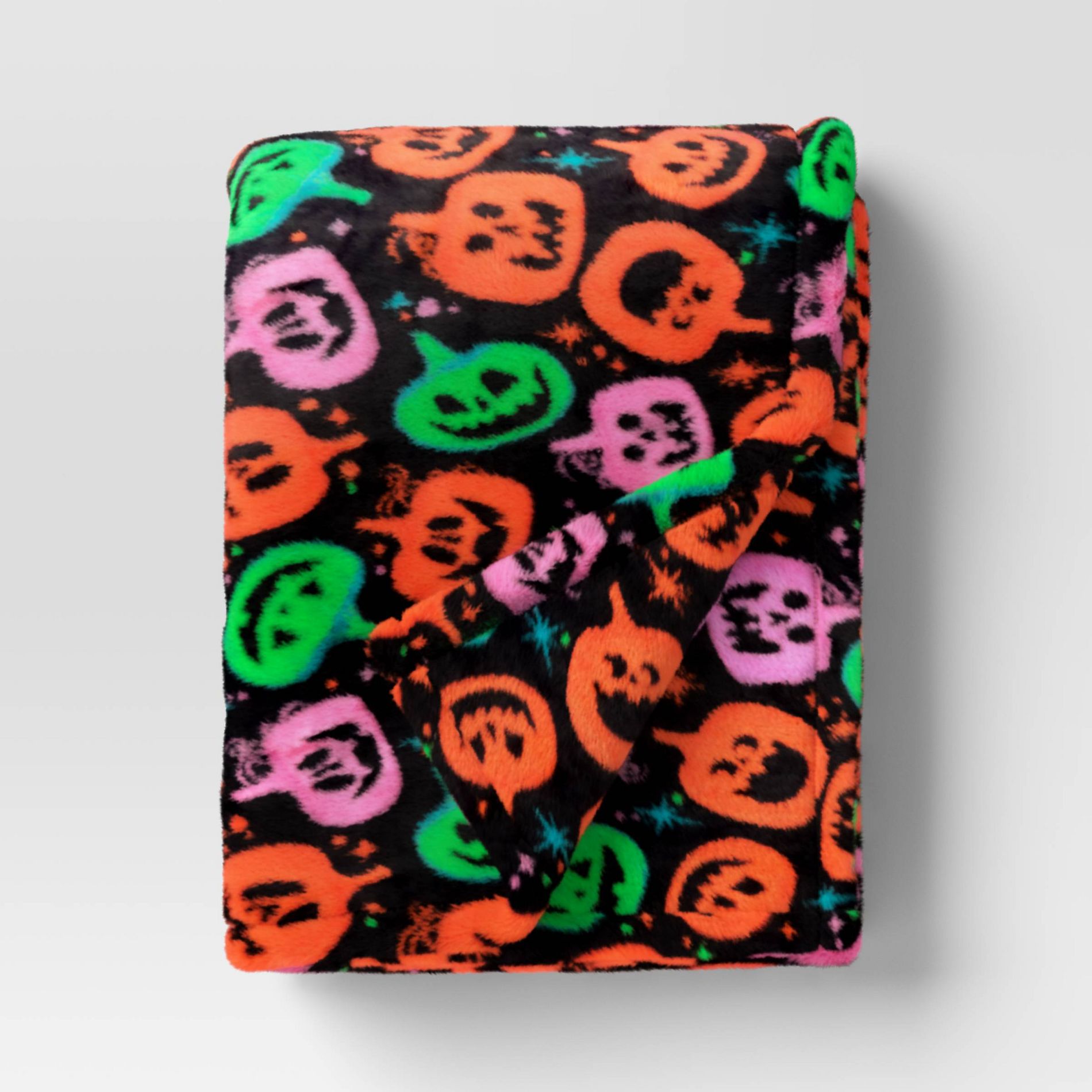 Pumpkin Creature Plush Throw Blanket - Hyde and EEK! Boutique™