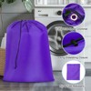 Unique Bargains Washable Travel Camping Drawstring Closure Laundry Bags 2 Pcs - 4 of 4