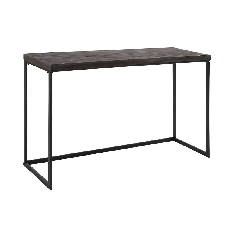 Contemporary Metal Console Table Brown - Olivia &#38; May, 4 of 7