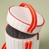Soft-Sided 10can/6qt Portable Barrel Bag Cooler Coral/Orange - Hearth & Hand™ with Magnolia - 3 of 3