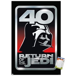 Trends International Star Wars: Return of the Jedi - 40th Vader Logo Unframed Wall Poster Prints - 1 of 4