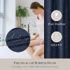 LunaLulinlk Navy Blue Shower Curtains - 2 of 4