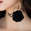 Unique Bargains Rose Flower Bandages Choker Necklace 1 Pc - 2 of 4