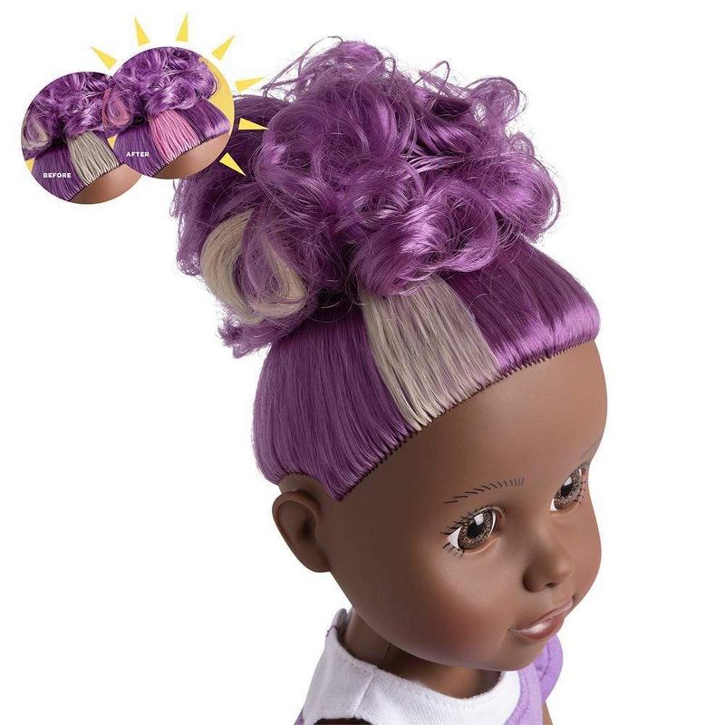 Adora Be Bright Savannah Doll with Color-Changing Hair, 3 of 8