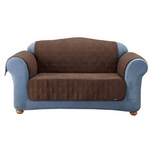Furniture Friend Suede Sofa Furniture Protector Chocolate - Sure Fit, Brown
