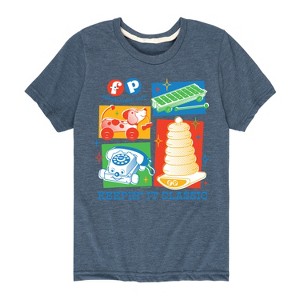 Boys' - Fisher Price - Fisher Price 60S Toys Grid Short Sleeve Graphic T-Shirt - 1 of 4