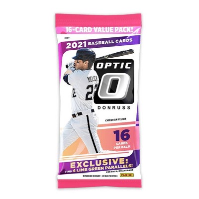 2021 Panini Baseball Optics Baseball Trading Card Fat Pack