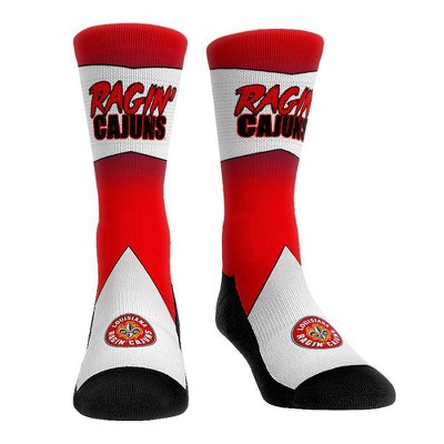 NCAA Louisiana Ragin' Cajuns Adult Battle Call Crew Socks - L/XL