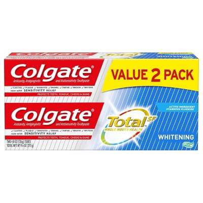 Colgate Total Whitening Gel Toothpaste - 4.8oz