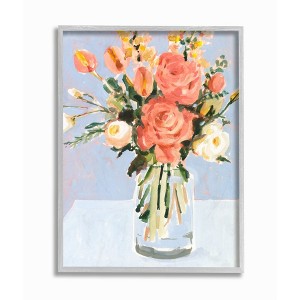 Stupell Industries Blushing Tulip and Rose Spring Floral Bouquet - 1 of 4