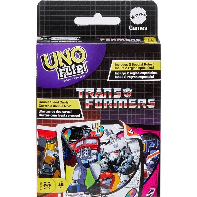 UNO Flip Transformers Card Game