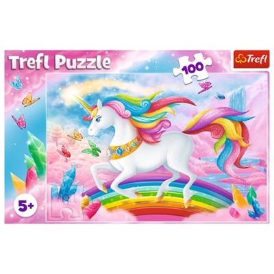 Puzzle Rainbow Unicorn, 100 pieces