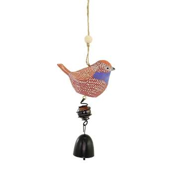 10.0 Inch Bright Bird Bell Hanging Yard Decor Bells And Wind Chimes
